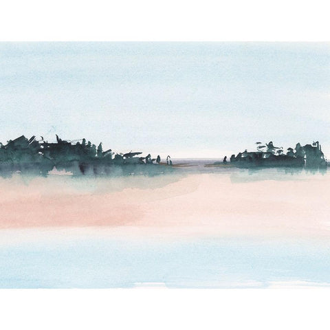 Untouched Sands II White Modern Wood Framed Art Print by Harper, Ethan