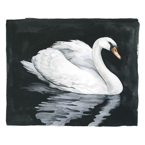 Midnight Swim II Gold Ornate Wood Framed Art Print with Double Matting by Popp, Grace