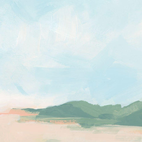 Sandbar Cameo III Gold Ornate Wood Framed Art Print with Double Matting by Vess, June Erica