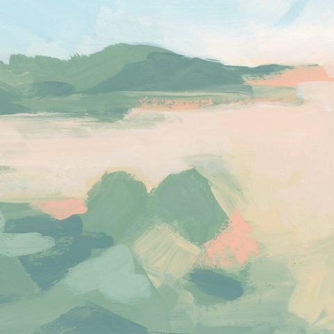 Sandbar Cameo IV Black Modern Wood Framed Art Print with Double Matting by Vess, June Erica