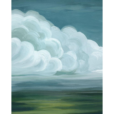 Coming Rainstorm I Gold Ornate Wood Framed Art Print with Double Matting by Popp, Grace