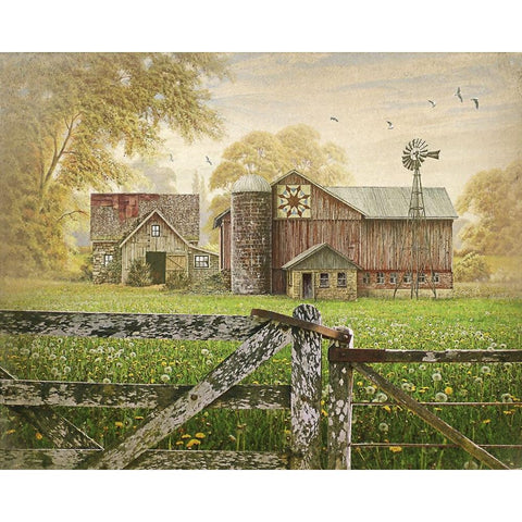 Time Honored I Gold Ornate Wood Framed Art Print with Double Matting by Hunziker, Steve