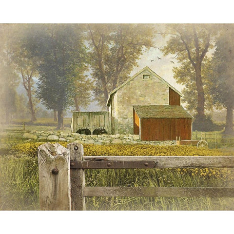 Time Honored II Black Modern Wood Framed Art Print with Double Matting by Hunziker, Steve