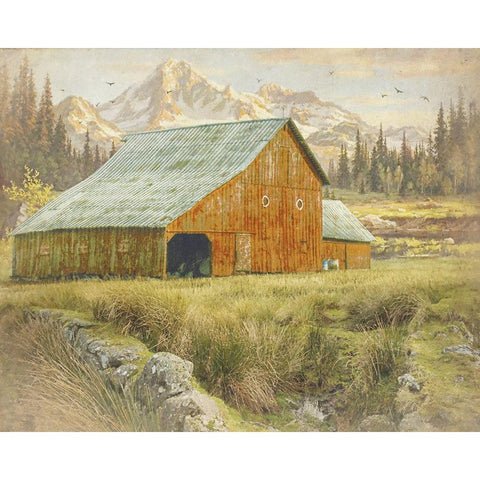 Time Honored III Black Modern Wood Framed Art Print with Double Matting by Hunziker, Steve