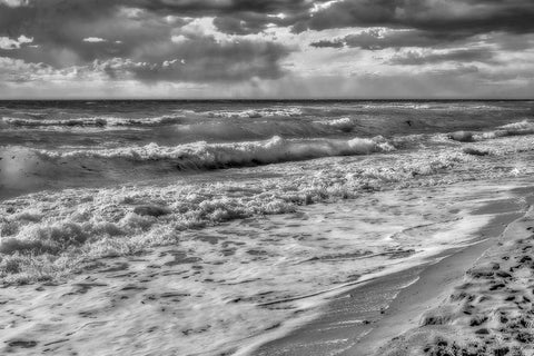 Hollywood Beach Florida  III White Modern Wood Framed Art Print with Double Matting by Kearney, Franklin