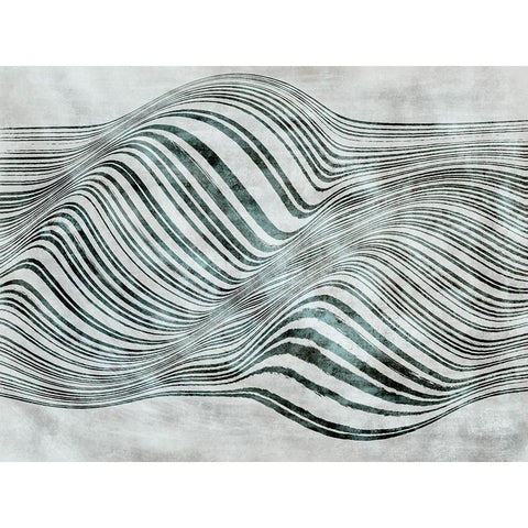Forme de la mer Black Modern Wood Framed Art Print with Double Matting by Surma And Guillen