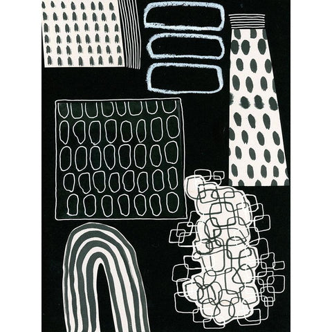 BAndW Fun VII Black Modern Wood Framed Art Print by Moore, Regina