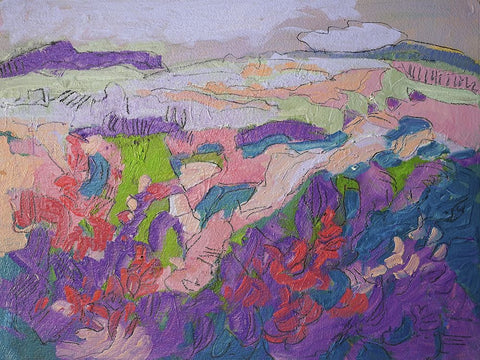 Tributary Black Ornate Wood Framed Art Print with Double Matting by Fagan, Dorothy