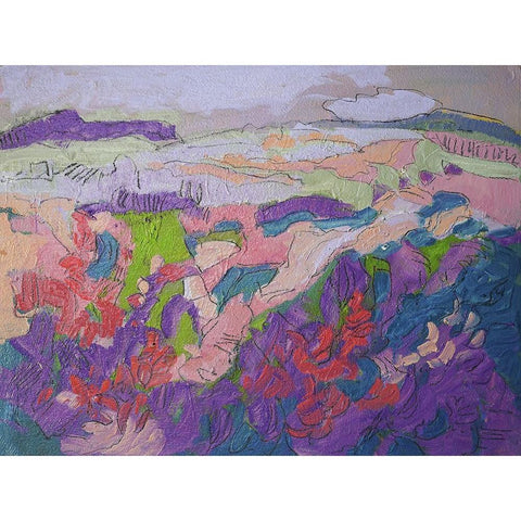 Tributary White Modern Wood Framed Art Print by Fagan, Dorothy