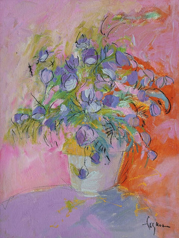 Cup Runneth Over Black Ornate Wood Framed Art Print with Double Matting by Fagan, Dorothy