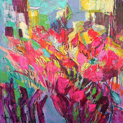 Sacred Body Mine White Modern Wood Framed Art Print with Double Matting by Fagan, Dorothy