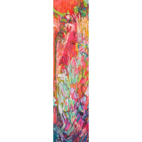 Goddess in Her Garden  I Gold Ornate Wood Framed Art Print with Double Matting by Fagan, Dorothy