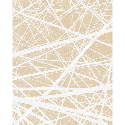 Vertical  Modern Batik  II Black Modern Wood Framed Art Print with Double Matting by Saunders, Alonzo