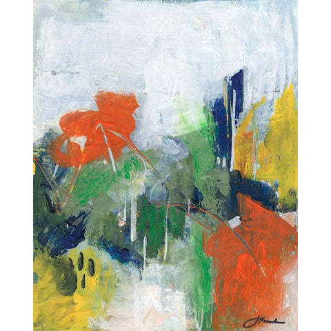 Delightful Dreams  I White Modern Wood Framed Art Print by Combs, Joyce