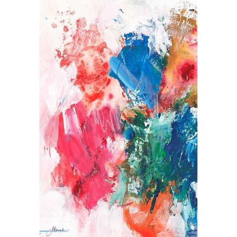 An Early Spring II White Modern Wood Framed Art Print by Combs, Joyce