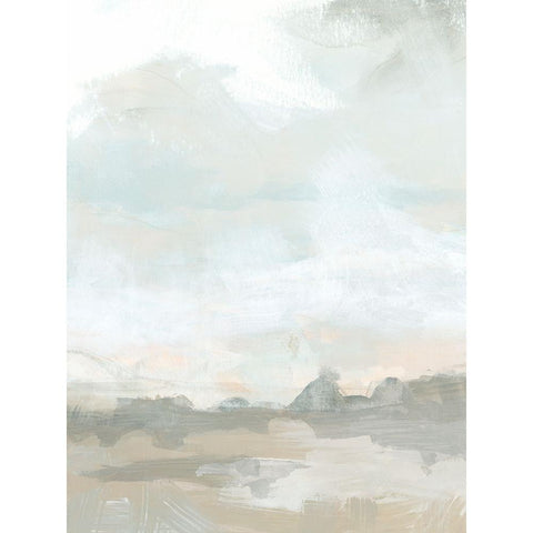 Mesa Whiteout III Gold Ornate Wood Framed Art Print with Double Matting by Vess, June Erica