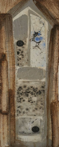 Honey Bee House IX Black Ornate Wood Framed Art Print with Double Matting by Ferrell, Erin McGee
