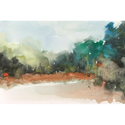 Rugged Terrain Moment I White Modern Wood Framed Art Print by Dixon, Samuel