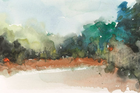 Rugged Terrain Moment I White Modern Wood Framed Art Print with Double Matting by Dixon, Samuel