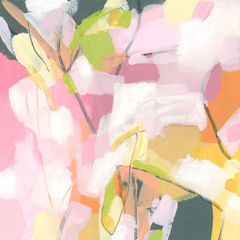 Citrus Prism II Black Modern Wood Framed Art Print with Double Matting by Vess, June Erica