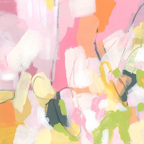 Citrus Prism III Black Modern Wood Framed Art Print with Double Matting by Vess, June Erica