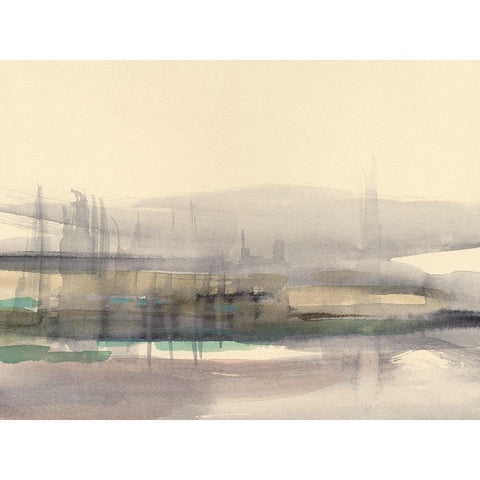 Desert Dusk II White Modern Wood Framed Art Print by Harper, Ethan