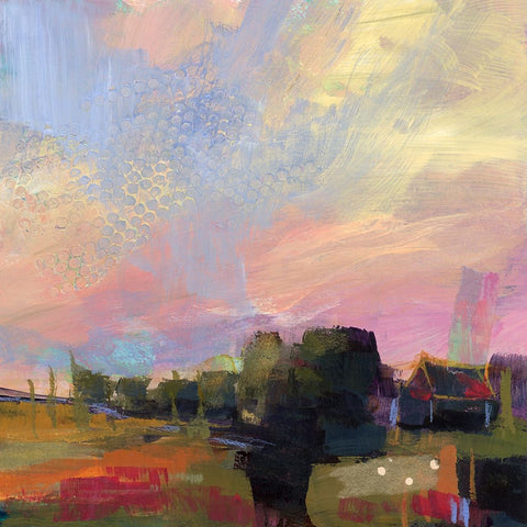 Gods Country  IV White Modern Wood Framed Art Print with Double Matting by Quin, Marabeth