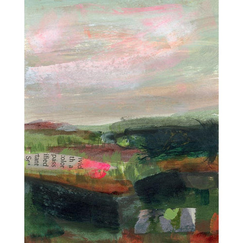 Open Roads II Black Modern Wood Framed Art Print with Double Matting by Quin, Marabeth