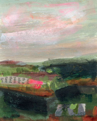 Open Roads II Black Ornate Wood Framed Art Print with Double Matting by Quin, Marabeth