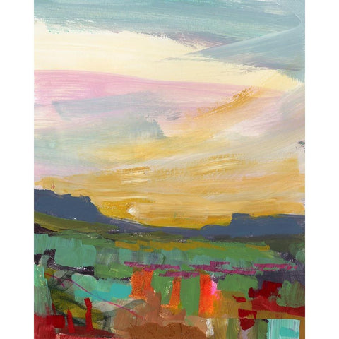 Open Roads IV Black Modern Wood Framed Art Print with Double Matting by Quin, Marabeth