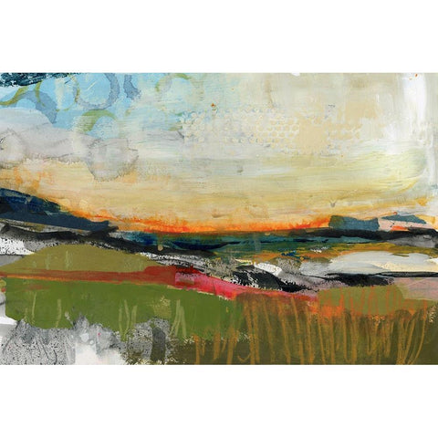 The Long Way Home I Black Modern Wood Framed Art Print by Quin, Marabeth