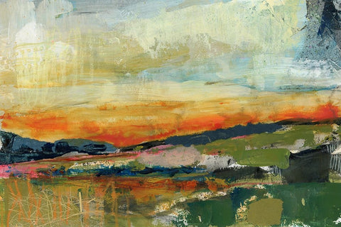 The Long Way Home II Black Ornate Wood Framed Art Print with Double Matting by Quin, Marabeth