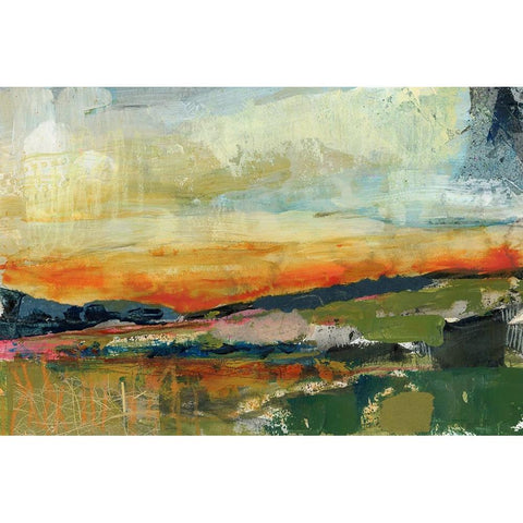 The Long Way Home II White Modern Wood Framed Art Print by Quin, Marabeth