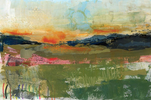 The Long Way Home III Black Ornate Wood Framed Art Print with Double Matting by Quin, Marabeth