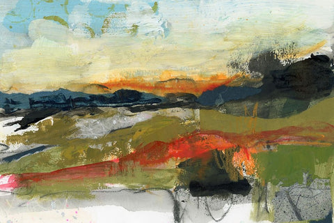 The Long Way Home IV White Modern Wood Framed Art Print with Double Matting by Quin, Marabeth