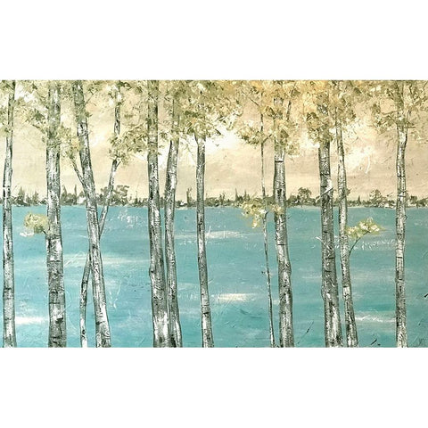Last Summer White Modern Wood Framed Art Print by Reynolds, Jade