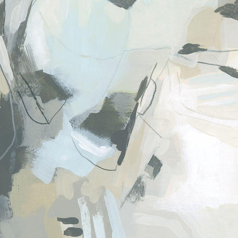 Shadow Cycle IV White Modern Wood Framed Art Print by Vess, June Erica