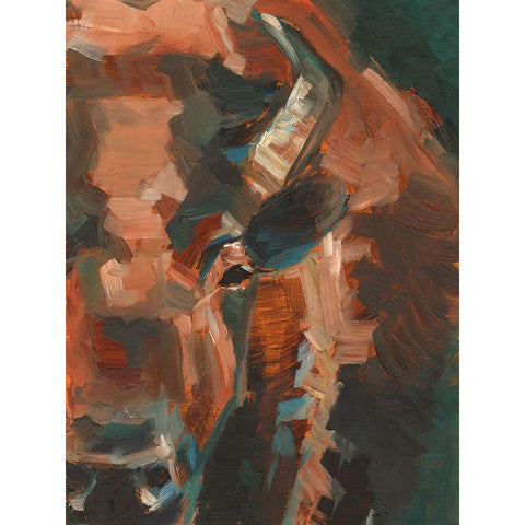 Cropped Western Study I Black Modern Wood Framed Art Print with Double Matting by Harper, Ethan