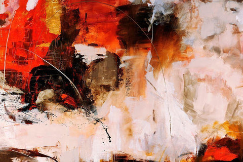 Castaway Crutch White Modern Wood Framed Art Print with Double Matting by Maas, Jodi