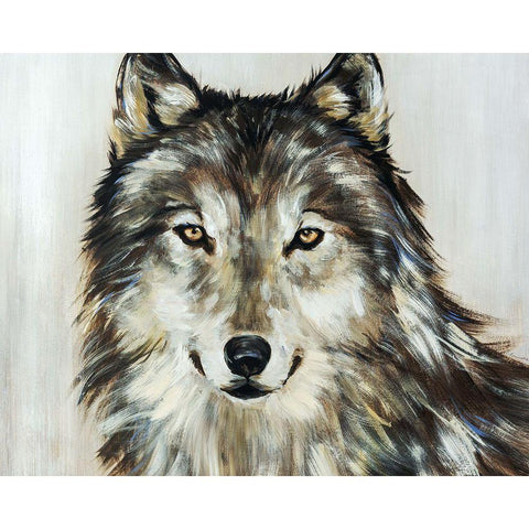 Into the Grey Black Modern Wood Framed Art Print with Double Matting by Edmunds, Sydney