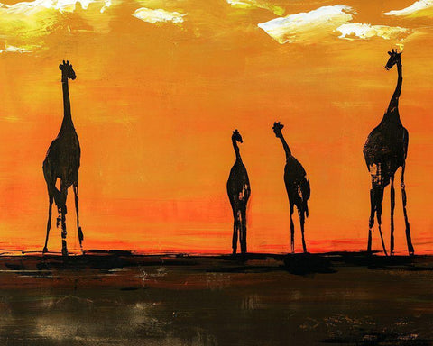 On the Mains Black Ornate Wood Framed Art Print with Double Matting by Edmunds, Sydney