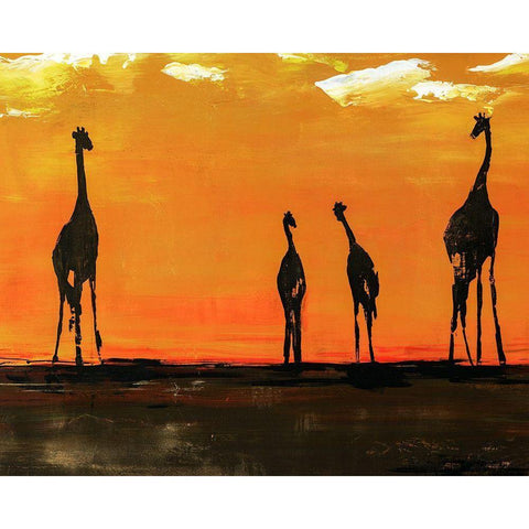 On the Mains Black Modern Wood Framed Art Print with Double Matting by Edmunds, Sydney