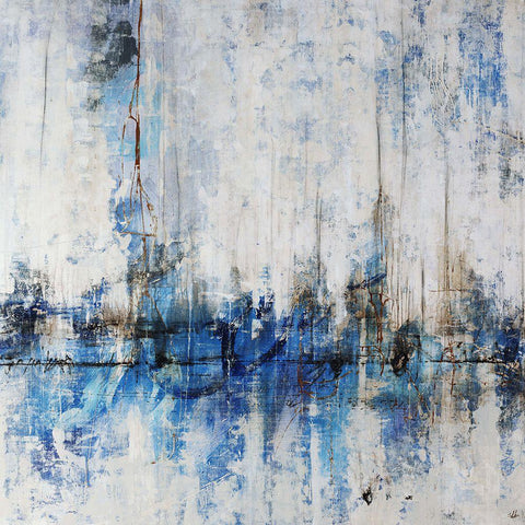 Open Port Black Ornate Wood Framed Art Print with Double Matting by Schicker, Joshua