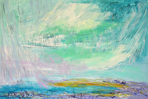 Ever Deeply I Black Ornate Wood Framed Art Print with Double Matting by Fagan, Dorothy