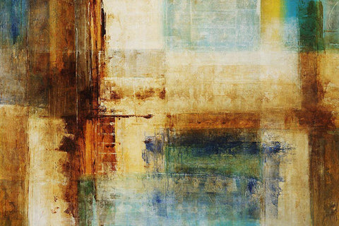 Recumbent White Modern Wood Framed Art Print with Double Matting by Schicker, Joshua