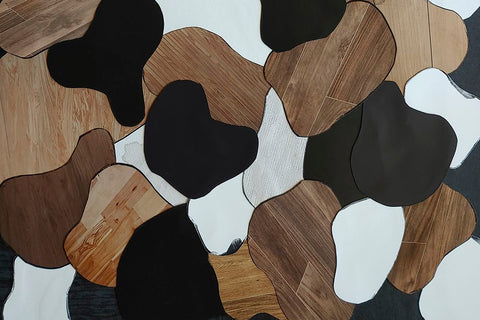 Chocolate Marshmallow Walnuts I Black Modern Wood Framed Art Print by Good, Coco