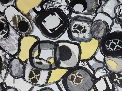 Licorice and Lemon Drops I Black Modern Wood Framed Art Print by Good, Coco