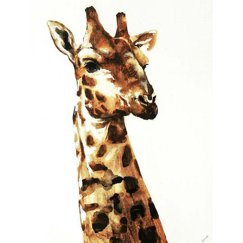 Safari Series IV White Modern Wood Framed Art Print by Schicker, Joshua
