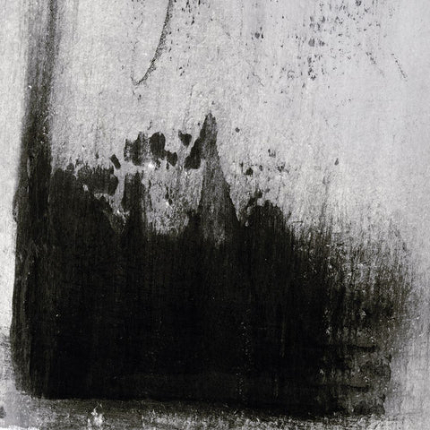 Black Aria II White Modern Wood Framed Art Print with Double Matting by Aryai, Sia