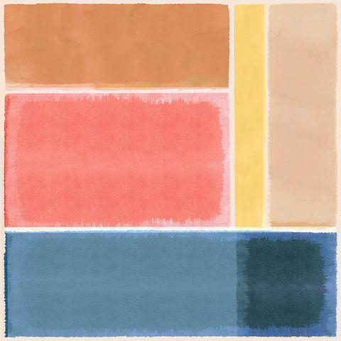 First Sight II White Modern Wood Framed Art Print with Double Matting by Kouta, Flora